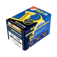 Timco 7.5 x 80mm Multi-Fix Concrete Screw ZYP (100/Box) 00080TCON