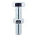 Timco 8 x 20 mm Hex Set & Hex Nut BZP M8 (60/TimBag) 820SNZB