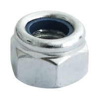 Timco M12 P Nylon Nut DIN 982 BZP Zink Plated (4/Tim Pack) 12NPP