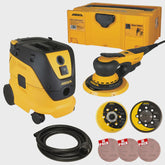 Mirka 1230L Dust Extractor & DEROS 5650CV Orbital Sander 230V Deco Solution Kit