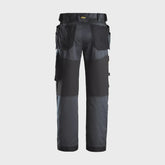 Snickers AllroundWork Stretch Trousers with Holster Pockets Steel Grey - 32" Leg 35" Waist 62415804050