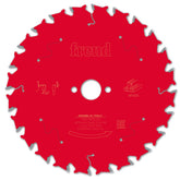 Freud 165mm 24T Circular Saw Blade for Wood F03FS09686 165mm x 20mm x 24T