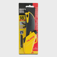 Tajima 18mm Quick Back Snap Blade Knife, Holster & Snap Safe TADFC569BSET