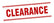 CLEARANCE