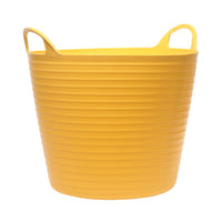 Faithfull 15 Litres Heavy-Duty Polyethylene Flex Yellow Tub FAIFLEX15Y