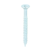 Timco 10 x 2" Twin Threaded Woodscrews Countsunk Head Zinc (200/Box) 00102CWZ