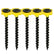 Timco 3.5 x 32mm Coarse Threaded Collated Drywall Black Screws (1000) 00032COLDYS