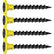 Timco 4.2 x 75mm Coarse Threaded Collated Drywall Black Screws (500) 00075COLDYS