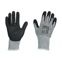 Timco High Cut Gloves - PU Coated HPPE Fibre with Glass Fibre Large 770745