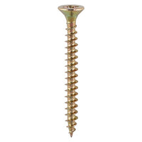 Timco 4.0 x 40mm Solo Woodscrews PZ Double Countersunk 40° Deep Yellow 40040STUBY
