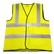 Sealey Worksafe® Hi-Vis Yellow Waistcoat - Medium 9804M