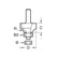 Trend 12.7mm radius x 19.1mm Cut Rounding Over Cutter C079X1/4TC