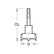 Trend 1/4" Snappy machine bit 35mm diameter SNAP/MB/35TC