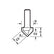 Trend 60 Degrees, 12.7mm Dia. Chamfer V Groove Cutter C043X1/4TC