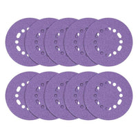 Trend Zirconium Random Orbital Sanding Disc 10pc 150mm 80 grit AB/150/80Z