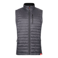 Timco Padded Bodywarmer Grey/Black Front zip Soft Line Collar Extra Large PB1101XL