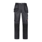 Timco W32 L30 Workman Multi-Purpose Work Trousers Grey/Black WTGBK3230