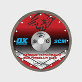 Ox Pro 2CM Porcelain Tile & Stone Cutting Blade 250mm 2CM-250/25
