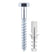 Timco Coach Screw and Nylon Plugs 6 x 80mm Pack of 2 0680CSCNP