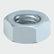 Timco Hexagonal Full Nut (DIN 934) Zinc M8 (300/TimBag) 8HNUTZB