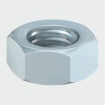 Timco Hexagonal Full Nut (DIN 934) Zinc M10 BZP (130/TimBag) 10HNUTZB