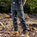 Timco W32 L30 Workman Multi-Purpose Work Trousers Grey/Black WTGBK3230