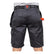 Timco W38 Workman Multi-purpose work Shorts Grey/Black WSGBK38