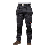 Timco W32 L30 Workman Multi-Purpose Work Trousers Grey/Black WTGBK3230