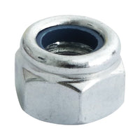 Timco M12 P Nylon Nut DIN 982 BZP Zink Plated (4/Tim Pack) 12NPP