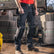 Timco W40 L32 Craftsman Trousers Heavy Duty 4-way Grey/Black CTGBK4032