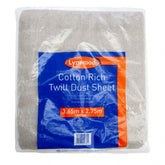 Lynwood Cotton Rich Twill Dust Sheet 3.65 X 2.75M SH200