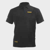 Dewalt Rutland Performance Polo Shirt Black - Size XL