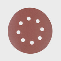 Silverline Hook & Loop Discs Punched 125mm 10pk