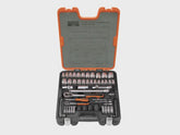 Bahco  BAHS800 S800 1/4 & 1/2in Drive Socket Set, 77 Piece