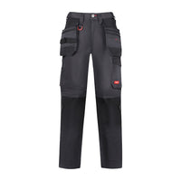 Timco W36 L32 Craftsman Trousers Heavy Duty 4-way Grey/Black CTGBK3632