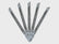 DeWalt 100mm HCS T-Shank Wood Cutting Jigsaw Blades DT2165-QZ Pack of 5