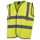 Scan Hi-Vis Waistcoat Yellow- Extra Large (48in) SCAHVWXL