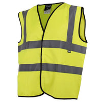 Scan Hi-Vis Waistcoat Yellow- Extra Large (48in) SCAHVWXL