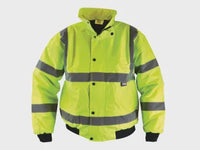 Timco Hi-Visibility Bomber Jacket - Yellow Small
