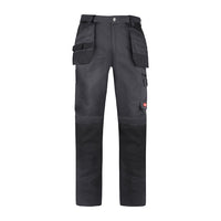 Timco W36 L32 Workman Multi-Purpose Work Trousers Grey/Black WTGBK3632