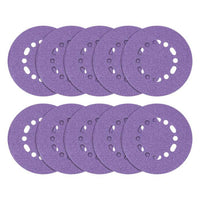 Trend Zirconium Random Orbital Sanding Disc 10pc 150mm 80 grit AB/150/80Z