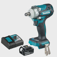 Makita DTW300Z 18V LXT Brushless Impact Wrench with 1 x 5.0Ah Battery & Chargerr