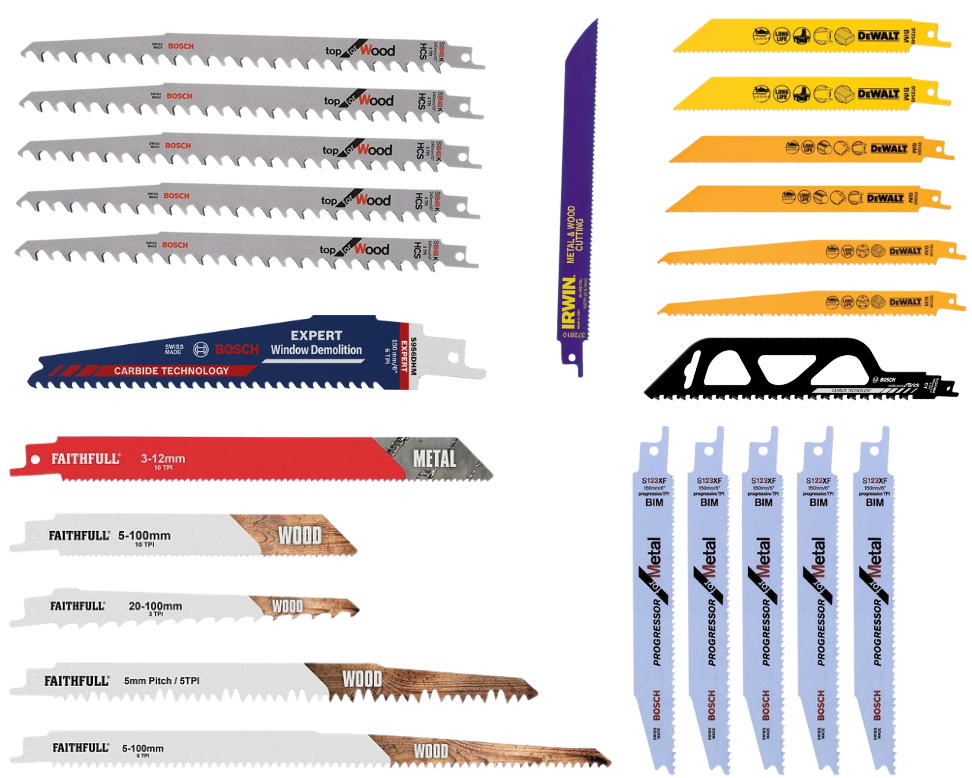 Reciprocating Saw Blades